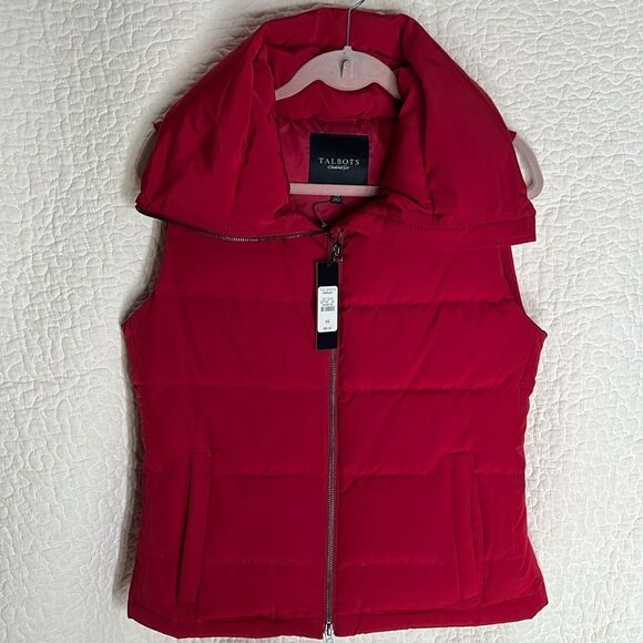 Talbots Puffer Vest with Neck Full Zip - Picture 1 of 6